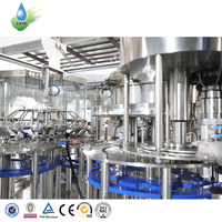 Ligne de production de boissons gazeuses automatisée clé en main, équipement de remplissage de soda, système de production complet
