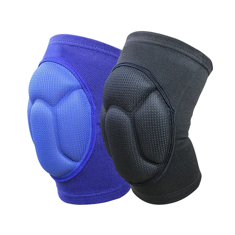 outdoor sports stretch knit knee sleeve sponge rodillera voleyball