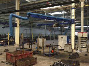 Braço de Exaustão de Fumaça Personalizado de 2-10 Metros com CE e ISO9001 para Extração Eficiente de Fumaça e Poeira no Ponto de Origem - Product Image 2