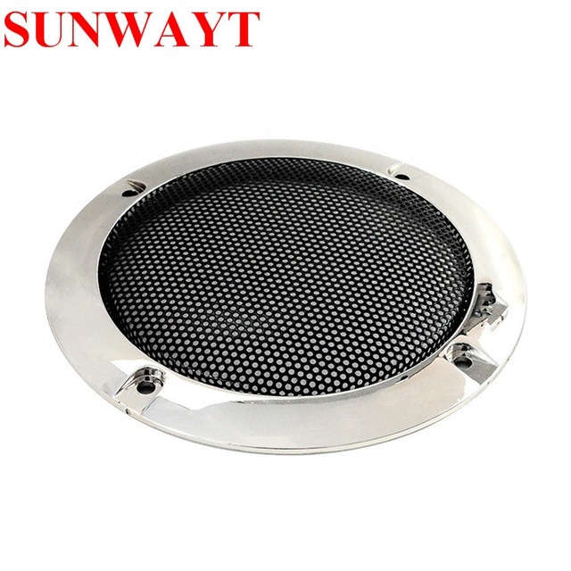 4inch 12cm Chrome Speaker Cover Net Decorative Circle Metal Mesh Grill for Arcade Game Machine