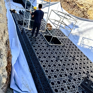 Fournisseur OEM ODM de bassins de rétention modulaires emboîtables pour la lutte contre les inondations urbaines et l'irrigation des jardins - Product Image 1