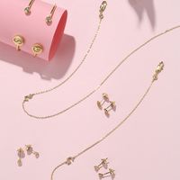 Collar de Cadena Larga Gemnel con Nombre en Plata 925, Joyería de Oro Real, Cadena Ajustable con Letra Inicial de Oro Real