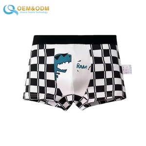 Boxers pour garçons personnalisables OEM très vendus, 95% coton, 5% élasthanne, <span class=keywords><strong>lot</strong></span> <span class=keywords><strong>de</strong></span> 4, sous-vêtements boxers pour enfants d'école primaire - Product Image 2