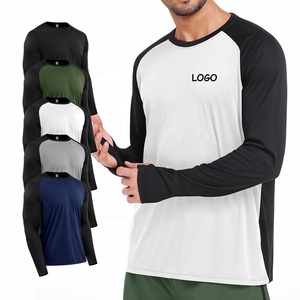 Camiseta Deportiva Ajustada de Alta Calidad, de Secado Rápido, para Hombre, Manga Larga, para Actividades al Aire Libre, Fitness, Montañismo, Transpirable - Product Image 1