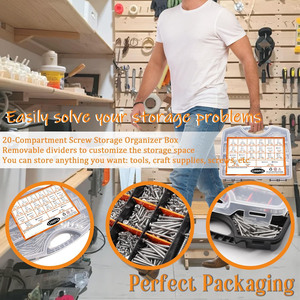 1200Pcs 304 Stainless Steel Phillips Head Countersunk Self Tapping Screws For Wood Metric Grade 8 A2-70 - Product Image 2