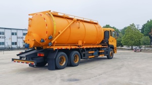 <span class=keywords><strong>รถ</strong></span>บรรทุกดูดสิ่งปฏิกูลแบบดูดสูญญากาศ ดองเฟิง 6*4 22 ลูกบาศก์เมตร เกียร์ธรรมดา เครื่องยนต์ดีเซล พร้อมถังเก็บน้ำเสียและปั๊มฉีดน้ำแรงดันสูง - Product Image 5