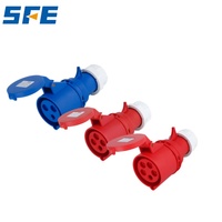 Connecteur électrique industriel SFE de deuxième génération 3/4/5 3P+N+E rouge bleu jaune 6H/4H 220V-240V 380V-415V 16A/32A/63A/125A