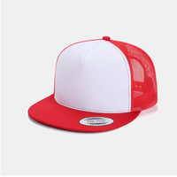 Casquette de camionneur unisexe, logo personnalisé, casquette de camionneur professionnelle en maille unie