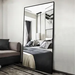 Напольное зеркало в современном стиле, полноразмерное антикварное стеновое гардеробное зеркало