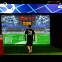 Simulateur de football interactif en réalité augmentée pour intérieur, simulateur de football virtuel, équipement d'entraînement au football intelligent