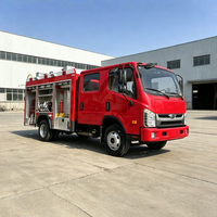 Nouveau camion de pompiers diesel avec réservoir d'eau, camion de sauvetage et de lutte contre les incendies 4X2 avec une capacité de 3001-5000L