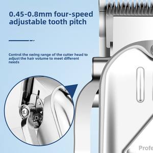 Kit toelettatura 3 in 1 973 in acciaio inox tagliacapelli <span class=keywords><strong>barba</strong></span> Set rasoio elettrico macchina da taglio per gli uomini rasoio barbiere negozio - Product Image 6