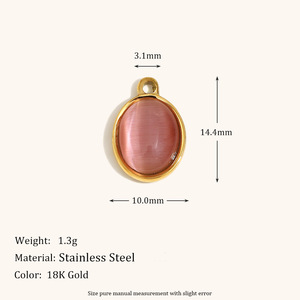 Europeo Americano 18K Rosa Flor Aceite Gotas Geométrica Abeja Acero Inoxidable Chapado <span class=keywords><strong>Lucky</strong></span> Marca Colgante Collares de Moda - Product Image 6