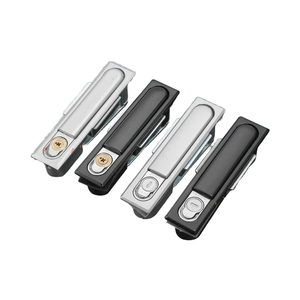 High Quality Zinc Alloy Black Powder Swing Handle <strong>Locks</strong> Twist <strong>Lock</strong> Cylinders Adjustable Grip Recessed Lever Panel <strong>Locks</strong> <strong>Key</strong> - Product Image 1
