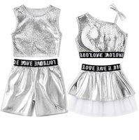 Großhandel Kinder Cheerleading Jazz Hip-Hop Tanzkostüm Pailletten Tüllrock Performance-Outfit für Partys