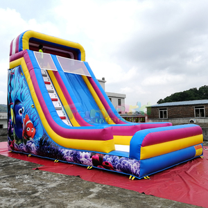 Giant outdoor party jumpers bouncy castle combo bounce house jump <b>inflatable</b> ninja wall slide for kids - Product Image 5