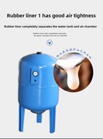 Réservoir d'expansion à diaphragme personnalisé OEM avec port de gonflage scellé pour une longue durée de vie dans les projets de chauffage et de refroidissement