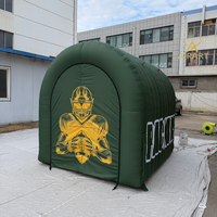 Tunnel sportif gonflable de 3 m de long pour le jeu, tunnel gonflable pour les toilettes d'équipe