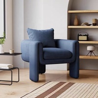 Fauteuil-chaise longue en bois de luxe style nordique pour salon, balcon, bureau, appartement, chaise relaxante confortable en tissu