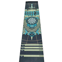 Tapis de fléchettes d'intérieur imprimé en 3D de haute qualité protecteur de tapis 3D pour fléchettes