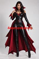 4ourcostumes Robe de princesse pour fête d'Halloween, costume de cosplay, Festivocostumes