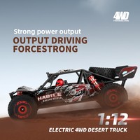 NUEVO Wltoys 124016 1/12 WD 2.4G RC Camioneta Todoterreno sin Escobillas de Alta Velocidad 75km/h con Chasis Metálico y Control Remoto GPS de 100m