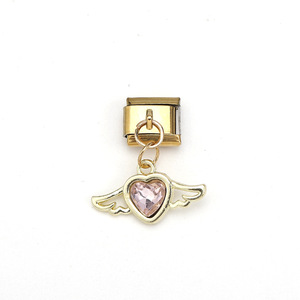 Pulsera con Colgante en Forma de Corazón, Aleación de Zinc, Unisex, Joyería Casual de Moda con Diseño de Mariposa y Engaste de Bisel - Product Image 4