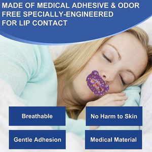 30 <span class=keywords><strong>Bandes</strong></span> Buccales Anti-Ronflement pour Adultes par Boîte - Bande Adhésive Professionnelle pour Corriger la Respiration Buccale et Améliorer le Sommeil - Product Image 3