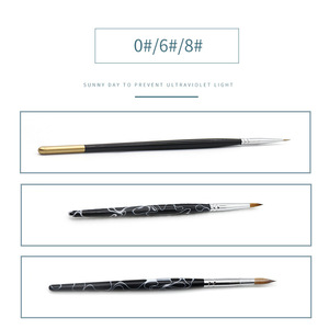 Dental Enamel Pens Porcelain Restoration Sable Brush Synthetic Hair 8XY 7XY 6KD 4KD 4XY 2KD For Dental Technician Use - Product Image 2