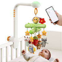 Tumama enfants rotatif bébé berceau Mobile jouet veilleuse douce peluche pépinière suspendu musique Mobile avec berceuses bruit blanc