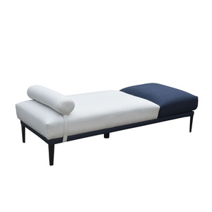 Sofá <span class=keywords><strong>Cama</strong></span> Individual Moderno con Estructura de Madera, Diseño de Tela con Parches, Plegable, de una Plaza, para Sala de Estar - Product Image 4