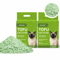 Litière pour chat en tofu biodégradable, ultra-absorbante, à faible teneur en poussière, 1,5 mm, 2 mm, 3 mm, vente en gros d'usine OEM ODM