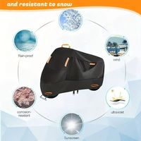 Nouvelle Housse de Moto Robuste Imperméable Anti-UV en Tissu Oxford 190T Tailles M-4XL pour Remplacement/Réparation