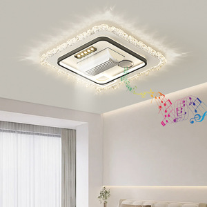 Ventilateur sans pales silencieux avec lumière, télécommande, design moderne, moteur DC - Product Image 5
