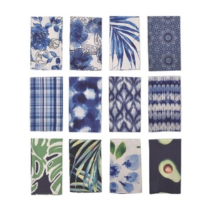 Nhà Máy Bán Buôn 4 Miếng Vải Nhà Bếp Chất Lượng Cao In Ấn Pháp Lanh Sợi Polyester Khăn Ăn - Product Image 2