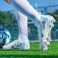 Chaussures de sport respirantes professionnelles de haute qualité pour hommes, chaussures de football à crampons pour l'extérieur, chaussures de football à crampons FG TF