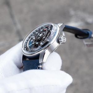 Montre pour homme avec cadran en fibre de carbone, luxe, logo personnalisé, mécanique automatique complexe, rétrograde, fabricant OEM ODM - Product Image 2