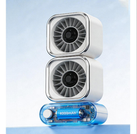 Ventilateur de circulation d'air de bureau multi-angles à double tête Bestherm Baisiteng, blanc – Produits intelligents pour la maison