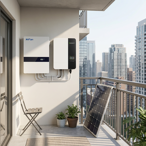 Kit Solare Compatto per Balcone con Inverter Off-Grid da 3KW IP65 e Batteria da 10KWh a Parete per <span class=keywords><strong>Risparmio</strong></span> Energetico in Appartamento - Product Image 1