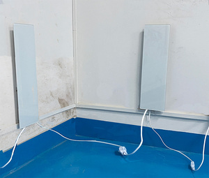 Mini calentador eléctrico de vidrio sin marco de 70W, instalación portátil, Ventilación de calentamiento rápido por infrarrojos, alimentado por energía Solar, montado en la pared - Product Image 5