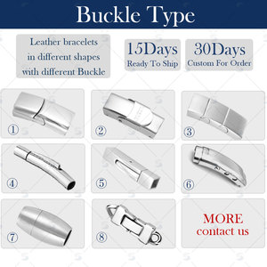 הנבחרים חוט אופנה מותאם אישית מחרוזת צמידים קסם מתכת צמידים לגברים ולזוגות - Product Image 6