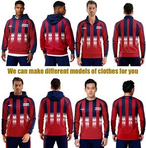 ชุดวอร์มฟุตบอล ชุดฝึกซ้อมฟุตบอล เสื้อเจอร์ซีย์ซิปครึ่งตัว แขนยาว คุณภาพสูง - Product Image 3