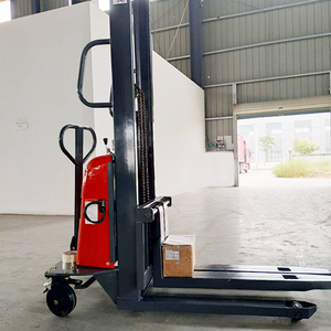 Schnelle Lieferung 500kg & <span class=keywords><strong>1000kg</strong></span> Selbst stapler Gabelstapler Semi Full Electric Paletten heber Stahl material für den Lager bau - Product Image 4