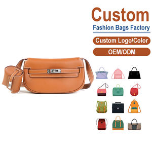 Sac de selle en cuir souple 2-en-1 avec porte-monnaie, sac à bandoulière polyvalent, logo personnalisable, quincaillerie - Product Image 1