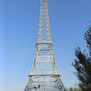 Signaal Winddicht Shenghong Stalen Communicatie Toren Accessoires Rooster <span class=keywords><strong>4</strong></span>-poot 20M-50M Thermisch Verzinkt - Product Image 1