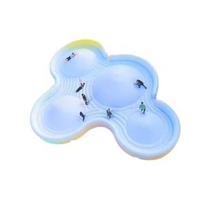 Castillo inflable, nube inflable, equipo de entretenimiento de gran escala para exteriores, castillo infantil con tobogán para parques al aire libre. - Product Image 1