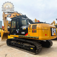 Excavatrice CAT320D d'occasion - Excavatrice sur chenilles Caterpillar 320D - Moteur d'origine - En bon état