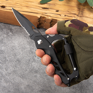 5-trong-<span class=keywords><strong>1</strong></span> ngoài trời đa chức năng gấp dao với khóa Khóa cửa sổ Breaker EDC leo núi công cụ - Product Image 3