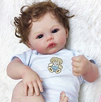 China Original New Soft Touch Bebe Silikon Kleinkind Vinyl Real Life Baby Boy Puppe wieder geboren, die echt aussehen