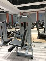 Machine combinée réglable pour extensions et curls des jambes assises |   Équipement de musculation commercial en acier avec pile de poids de 80 kg et support de jambe isolé de sécurité